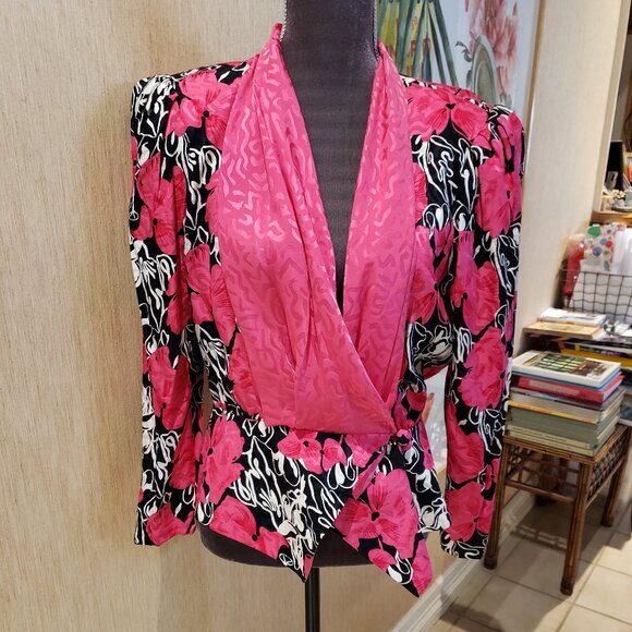 Richard Warren - Beautiful Silk Jacket Top - Picture 4 of 4